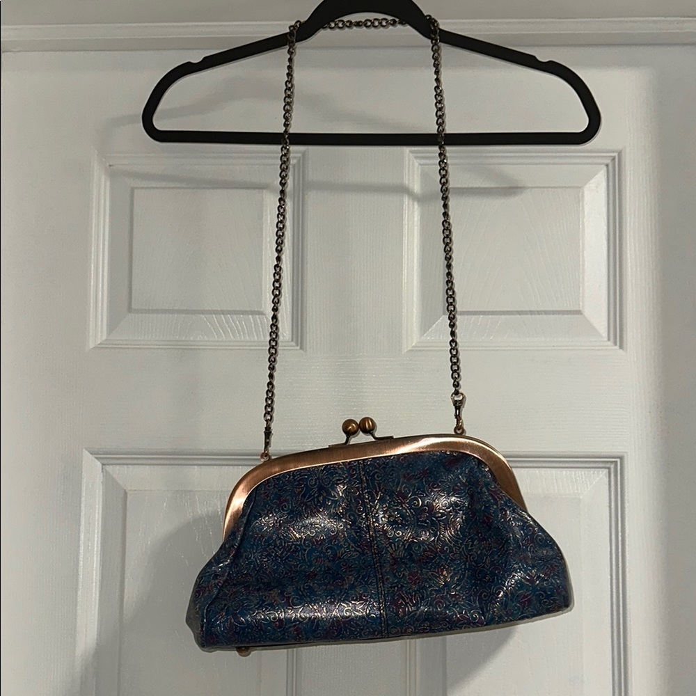 Elegant Blue Patterned Women's Bag